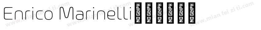 Enrico Marinelli字体转换
